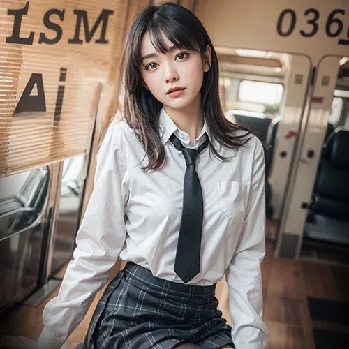 AIG  No.036 电车短发美女写真
