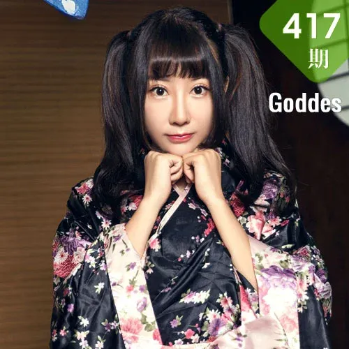 Goddes 头条女神 No.417 Modo 笑笑和服 马尾少女