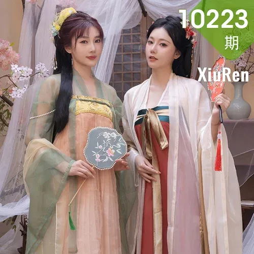 XiuRen 秀人 No.10223 陆萱萱和安然anran 激情互动性感古装