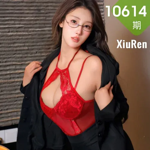 XiuRen 秀人 No.10614 金允希Yuki 西服红色情趣内衣