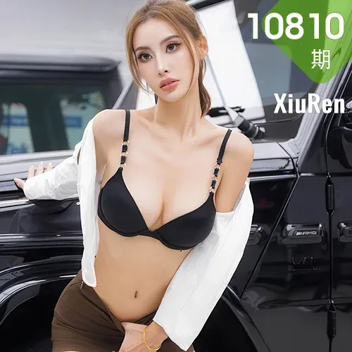 XiuRen 秀人 No.10810 lingyu69 黑色情趣内衣