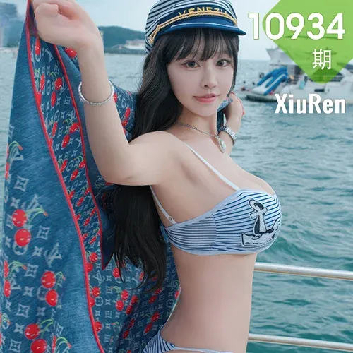 XiuRen 秀人 No.10934 心上可Flora 蓝色比基尼旅拍