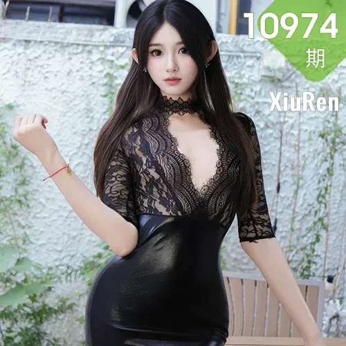 XiuRen 秀人 No.10974 桃子姐姐 黑色情趣身材高挑曼妙动人
