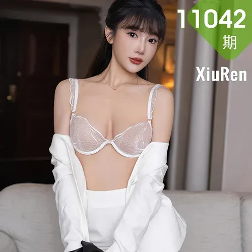 XiuRen 秀人 No.11042 陆萱萱白色套装ol办公室