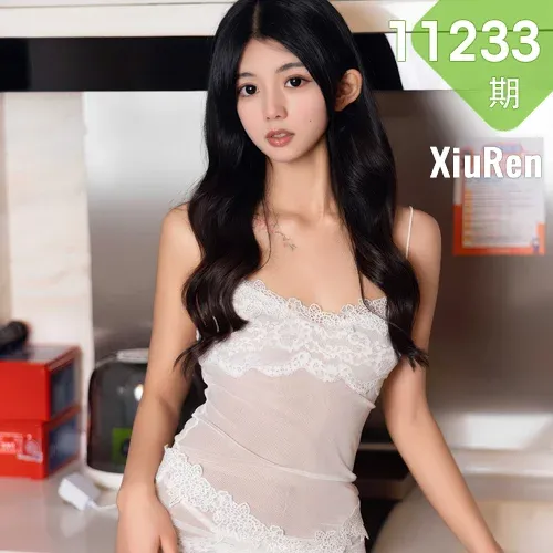 XiuRen 秀人 No.11233 姜冉冉Renee 白色连衣短裙