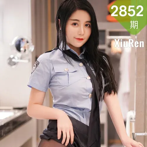XiuRen 秀人 No.2852  情趣女警制服捆绑 美七 童颜巨乳