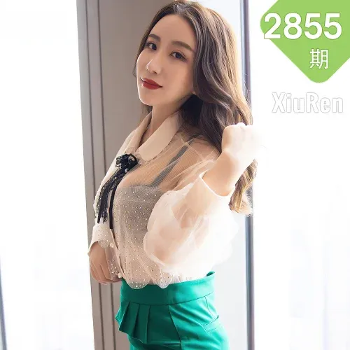 XiuRen 秀人 No.2855  灰丝短裙 绯月樱 都市ol短裙