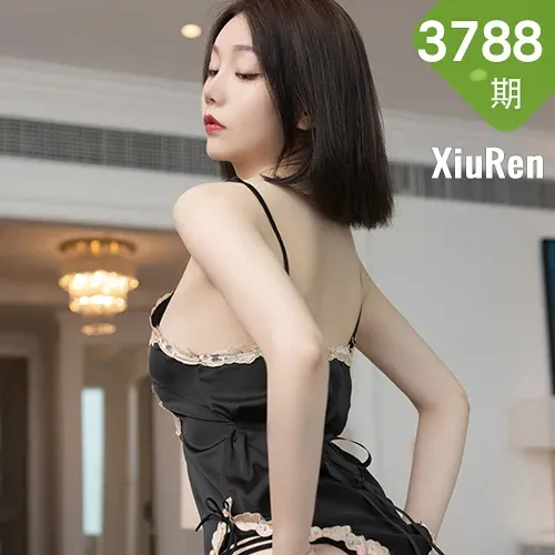 XiuRen 秀人 No.3788 黑色情趣服饰主题 安然Maleah 性感写真11