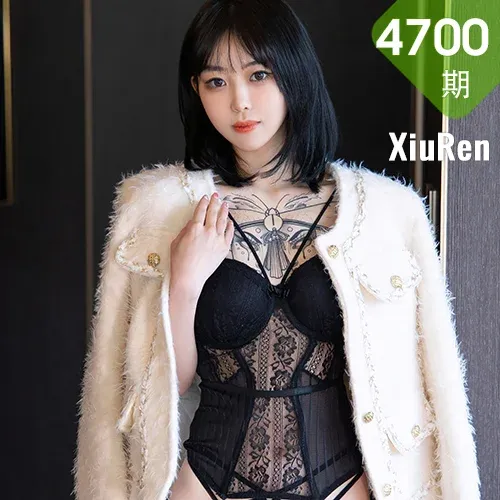 XiuRen 秀人 No.4700 诱人黑丝 奶瓶. 性感写真1