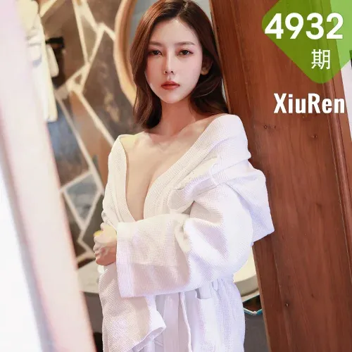 XiuRen 秀人 No.4932 白色睡袍 尹甜甜 性感写真33