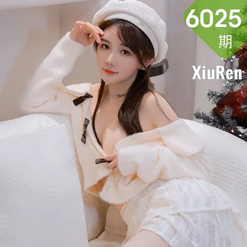 XiuRen 秀人 No.6025 婠婠么 圣诞白丝性感写真