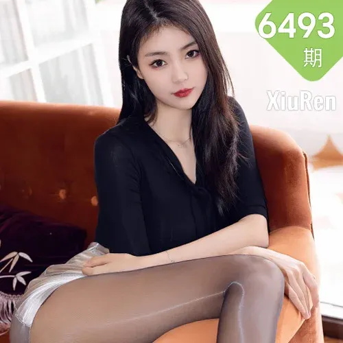 XiuRen 秀人 No.6493 可樂Vicky 银色短裙性感写真3