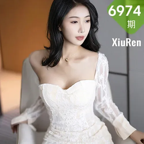 XiuRen 秀人 No.6974 苏苏阿 白色比基尼性感写真1