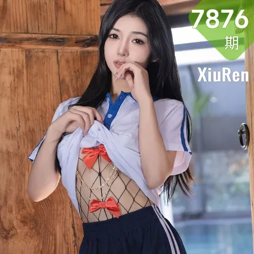XiuRen 秀人 No.7876  谭小灵 学生角色装扮济州岛旅拍2