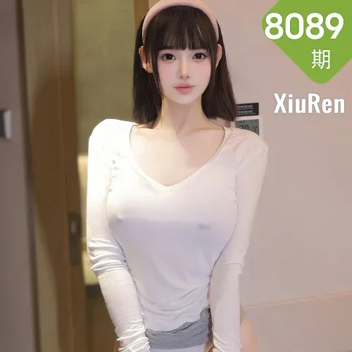 XiuRen 秀人 No.8089  李可可 白色轻透上衣性感写真33