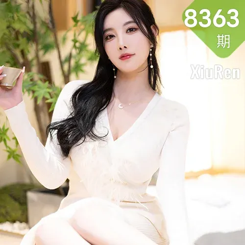 XiuRen 秀人 No.8363 杨晨晨Yome 白色露肩轻透服饰性感写真1
