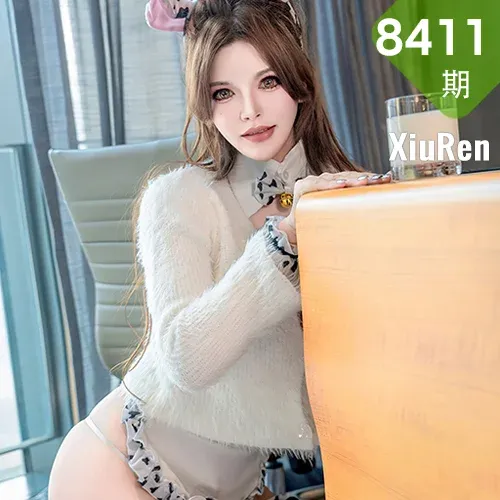 XiuRen 秀人 No.8411 伊丽莎有点白 牛奶巨乳猫性感写真2