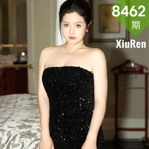 XiuRen 秀人 No.8462 养乐多DoDo 华尔道夫黑色小礼服性感写真3