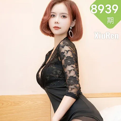 XiuRen 秀人 No.8939 白芷yy 黑色包臀裙性感写真3