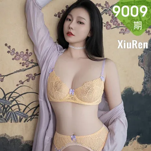 XiuRen 秀人 No.9009 安然anran 黄色内衣性感写真11