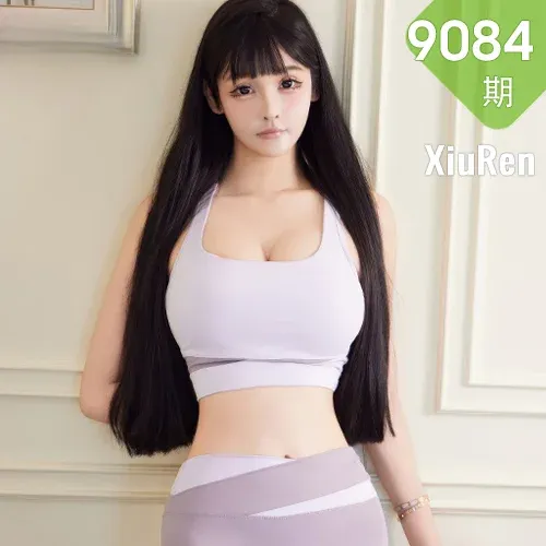 XiuRen 秀人 No.9084 智恩baby 紫色瑜伽服性感写真