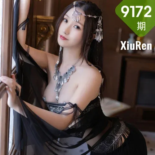 XiuRen 秀人 No.9172 杏子Yada 黑色轻透服饰