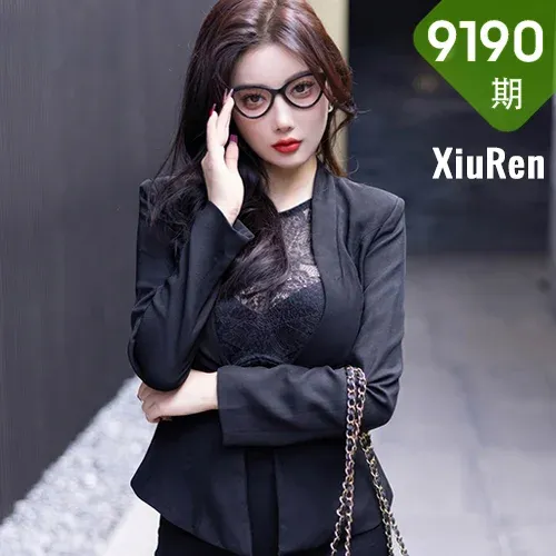 XiuRen 秀人 No.9190 杨晨晨Yome 性感黑色OL服饰