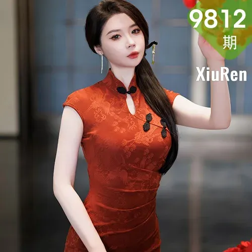 XiuRen 秀人 No.9812 梦心玥红色内衣私房
